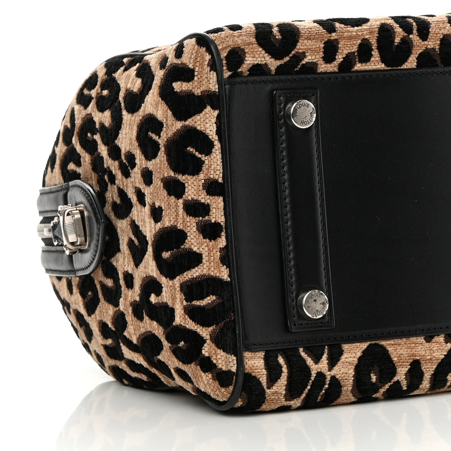 Jacquard Velvet Leopard Print Stephen Sprouse Speedy