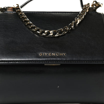 Givenchy Textured Calfskin Mini Pandora Box Chain Crossbody Bag Black 8 of 14
