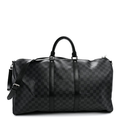 Louis Vuitton Damier Graphite Keepall Bandouliere 55 1 of 9