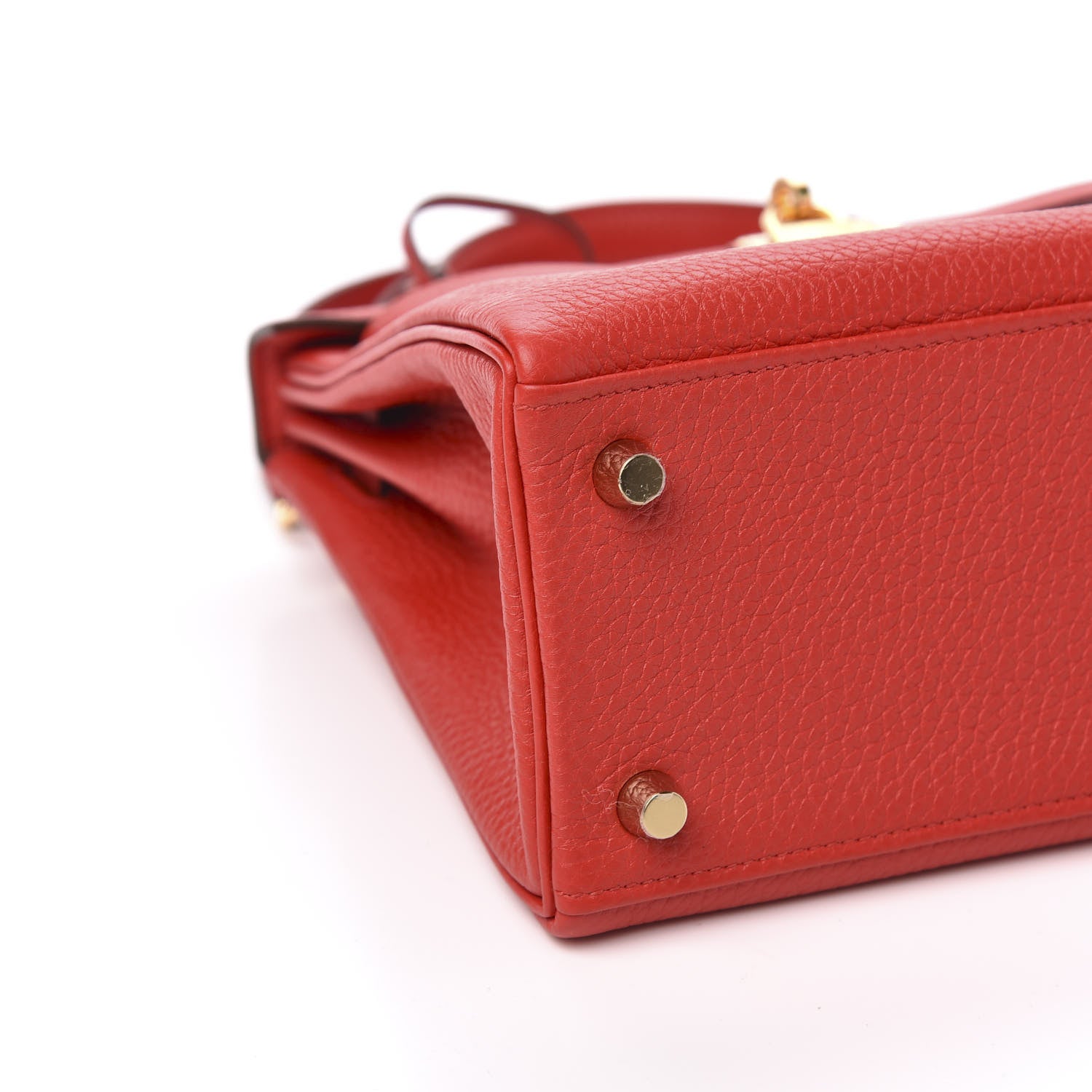 Hermes Togo Kelly Retourne 25 Rouge De Coeur 8 of 10