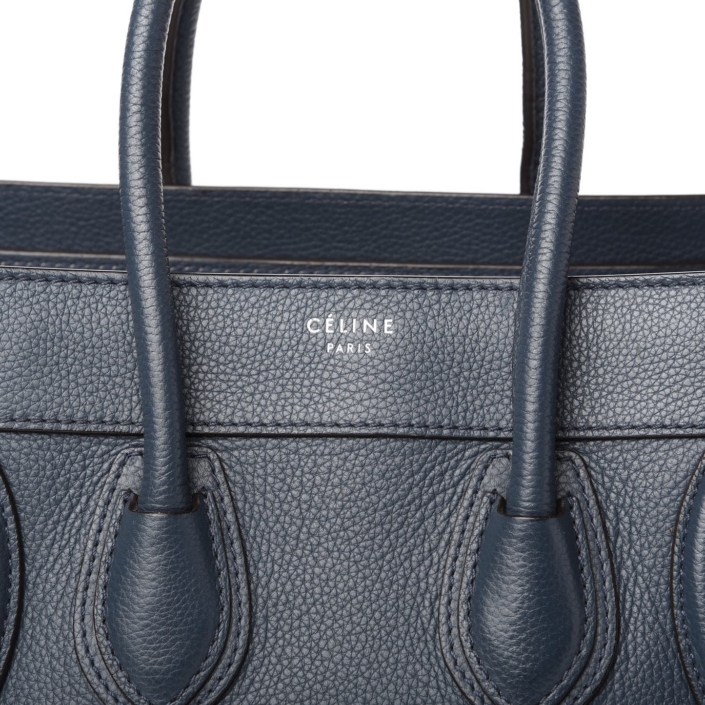 Drummed Calfskin Micro Luggage Orage