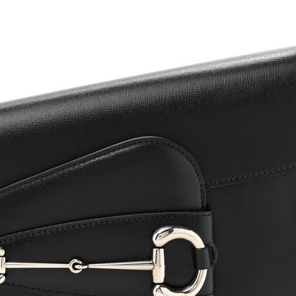 Gucci Demetra Small Horsebit 1955 Asymmetric Shoulder Bag Black 8 of 11
