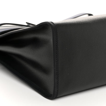 Hermes Toile H Berline Vache Hunter Herbag Zip PM 31 Bleu Encre Black 10 of 12