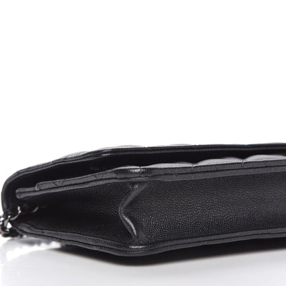 Chanel Caviar Quilted Wallet On Chain WOC Black 6 of 11