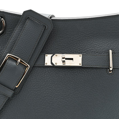 Hermes Taurillon Clemence Jypsiere 31 Bleu Ocean 8 of 12