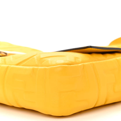 Fendi Nappa FF 1974 Embossed Baguette Mimosa 10 of 10