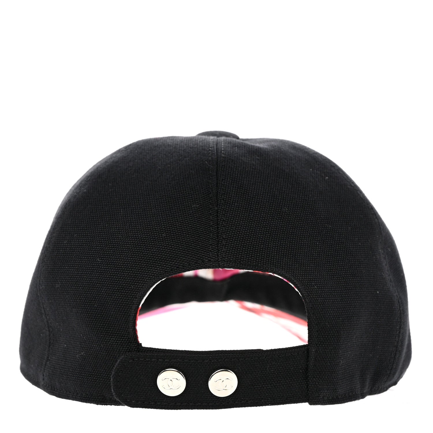 Chanel Cotton Beaded CC Cap Hat Black 5 of 8