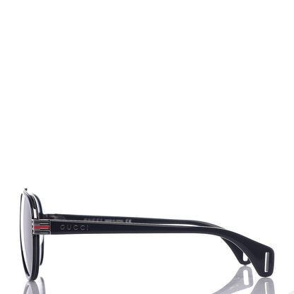 Gucci Acetate Aviator Sunglasses GG0447S Black 3 of 6