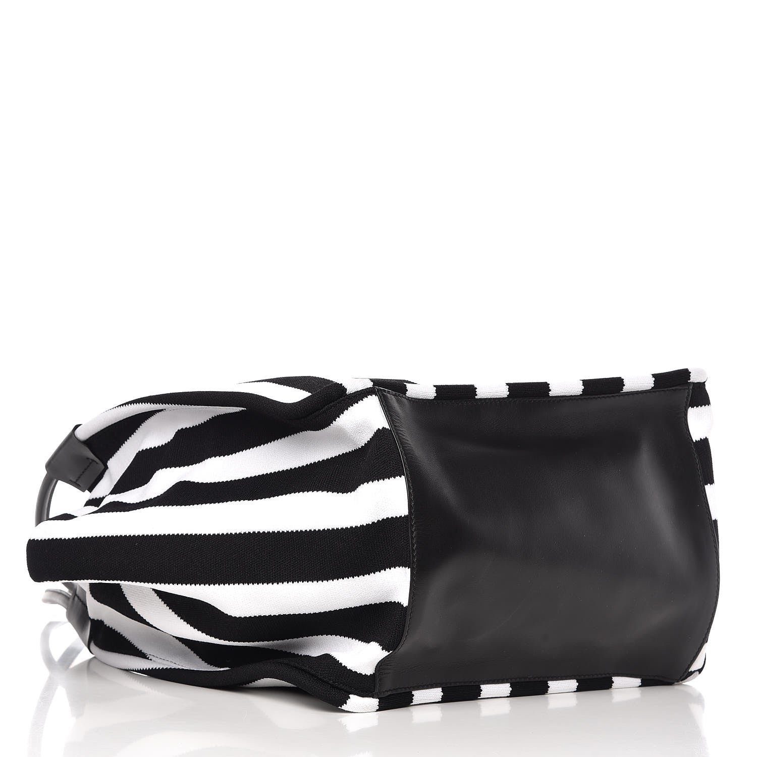 Proenza Schouler Knit Extra Large Tote Black Ecru 4 of 9