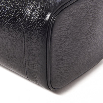 Chanel Caviar Vanity Cosmetic Case Black 5 of 9