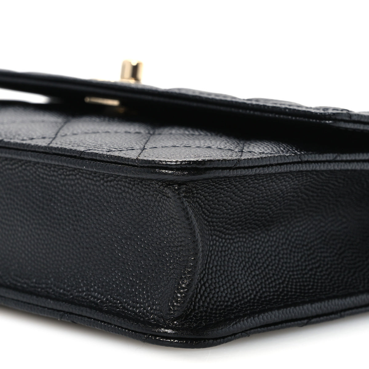 Chanel Caviar Quilted Trendy Handle Clutch With Chain Black 11 of 11