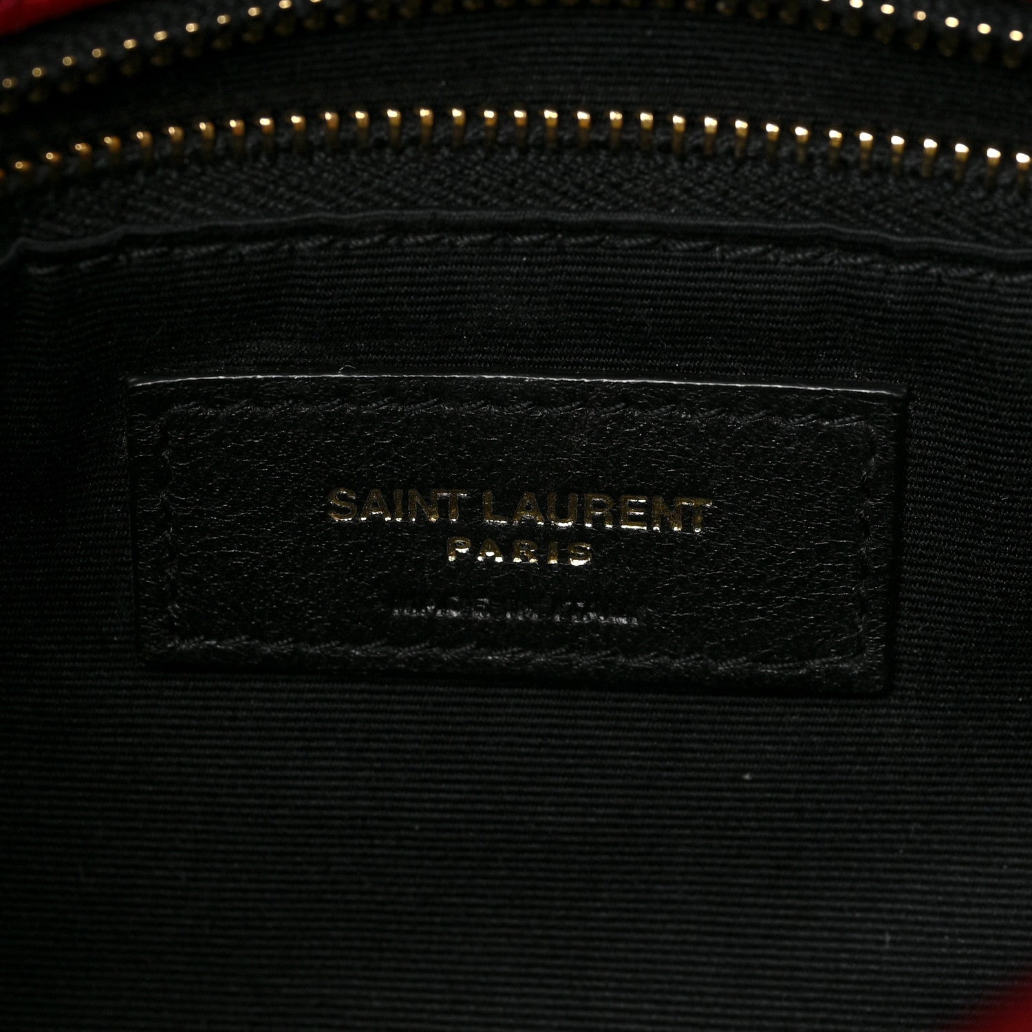 Saint Laurent Lambskin Quilted Small Loulou Puffer Monogram Chain Satchel Red 6 of 9