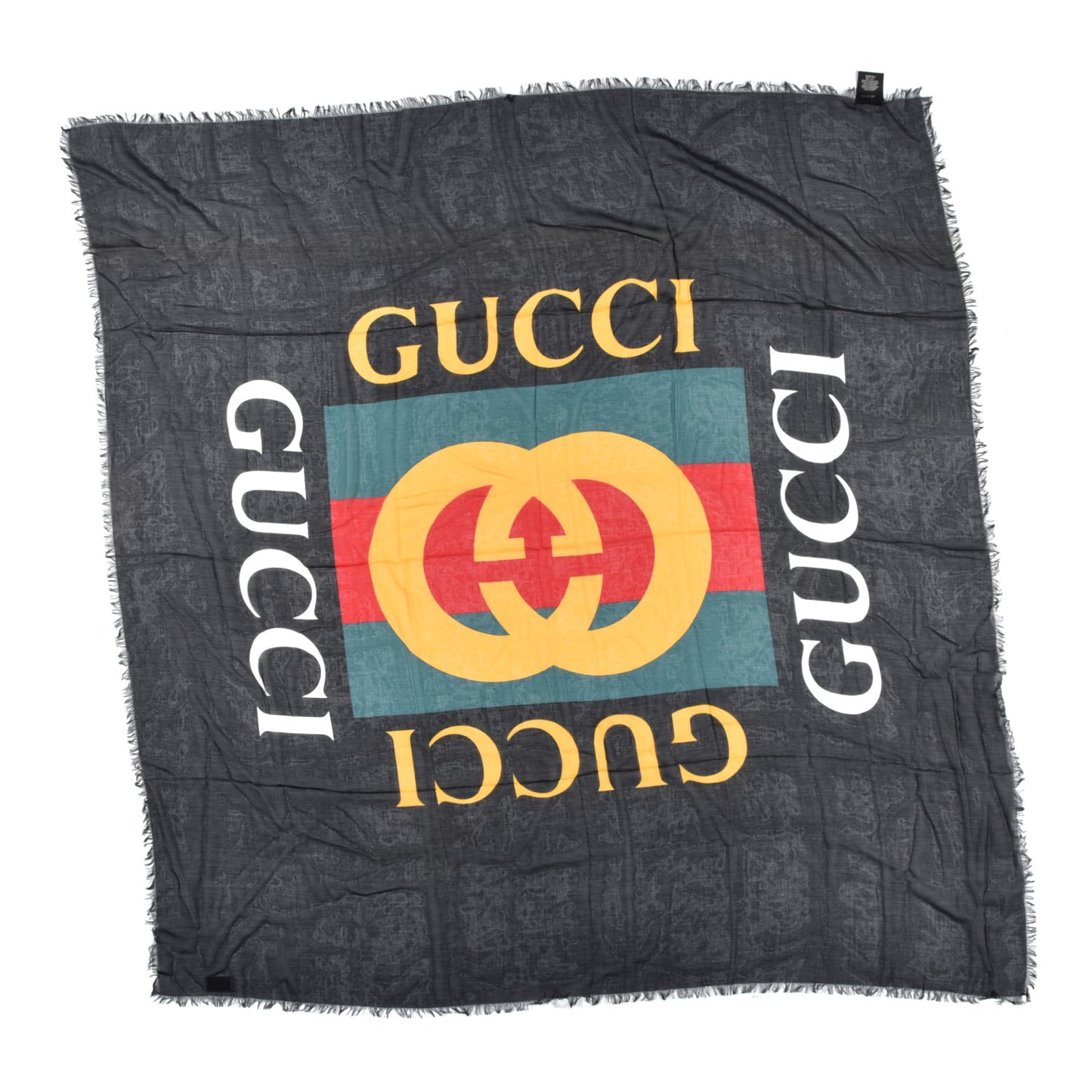 Modal Silk GG Shawl Black