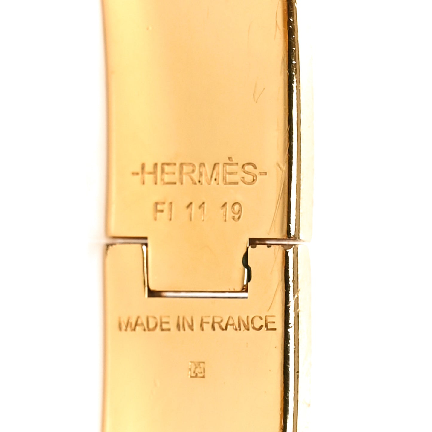 Enamel Narrow Clic Clac H Bracelet GM Ultramarine