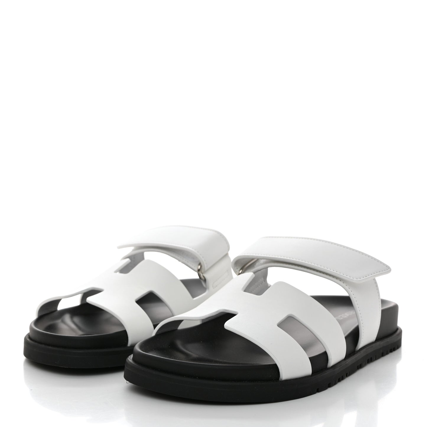 Calfskin Womens Chypre Sandals 36 White