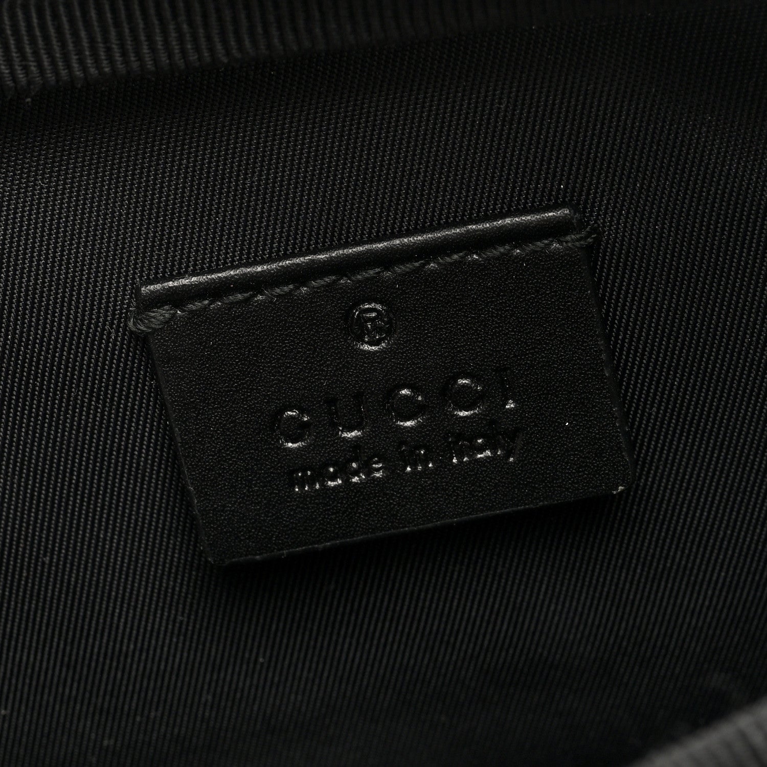 Gucci GG Supreme Monogram Web Belt Bag Black 7 of 11