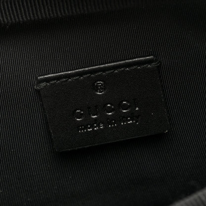 Gucci GG Supreme Monogram Web Belt Bag Black 7 of 11
