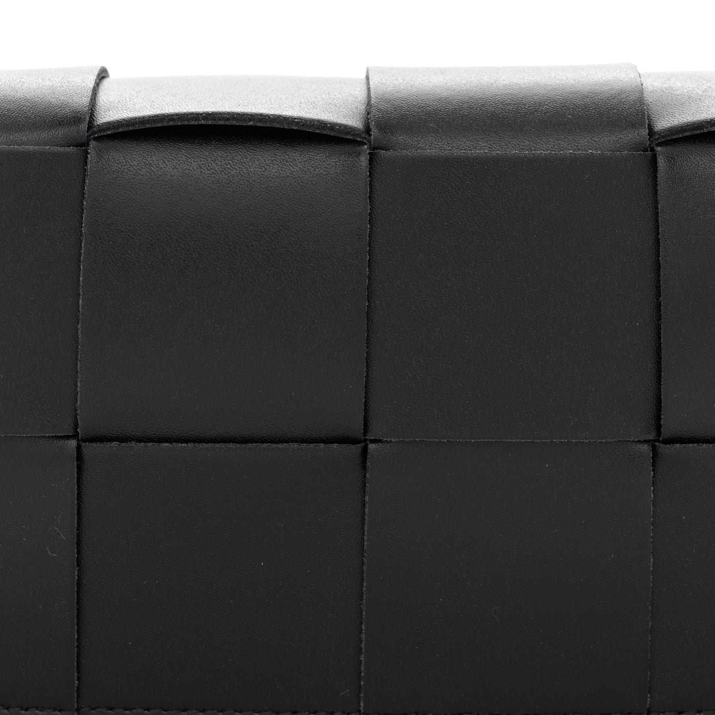 Nappa Maxi Intreccio The Belt Cassette Bag Black