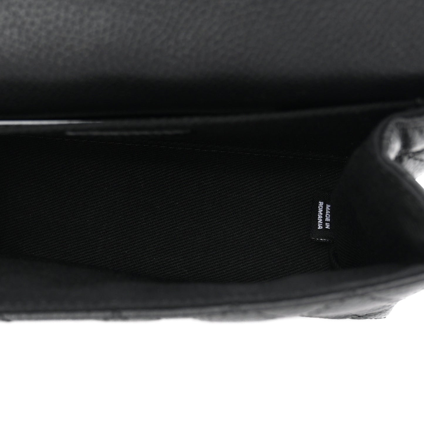 Grained Calfskin Quilted 2.55 Reissue Flap Belt Bag Clutch Black