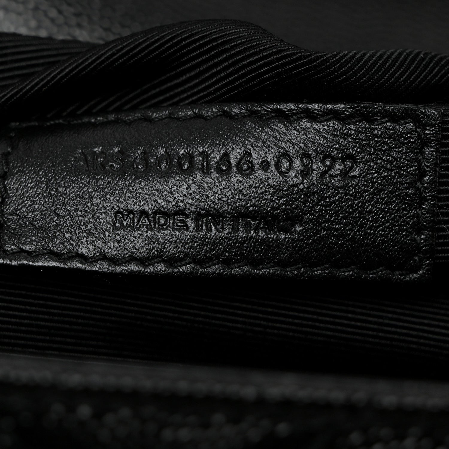 Saint Laurent Grain De Poudre Textured Mixed Matelasse Large Triquilt Monogram Monochrome Satchel Black 7 of 10