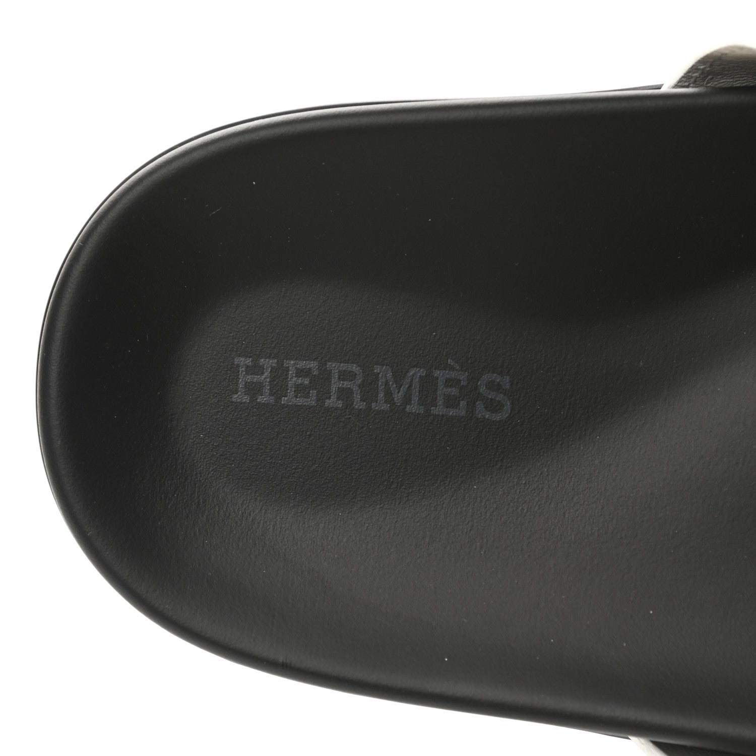 Hermes Calfskin Womens Chypre Sandals 37.5 White 6 of 8