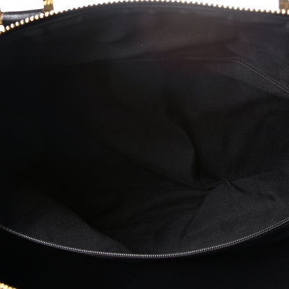 Chanel Calfskin Stitched Duffel Bag Black 5 of 21