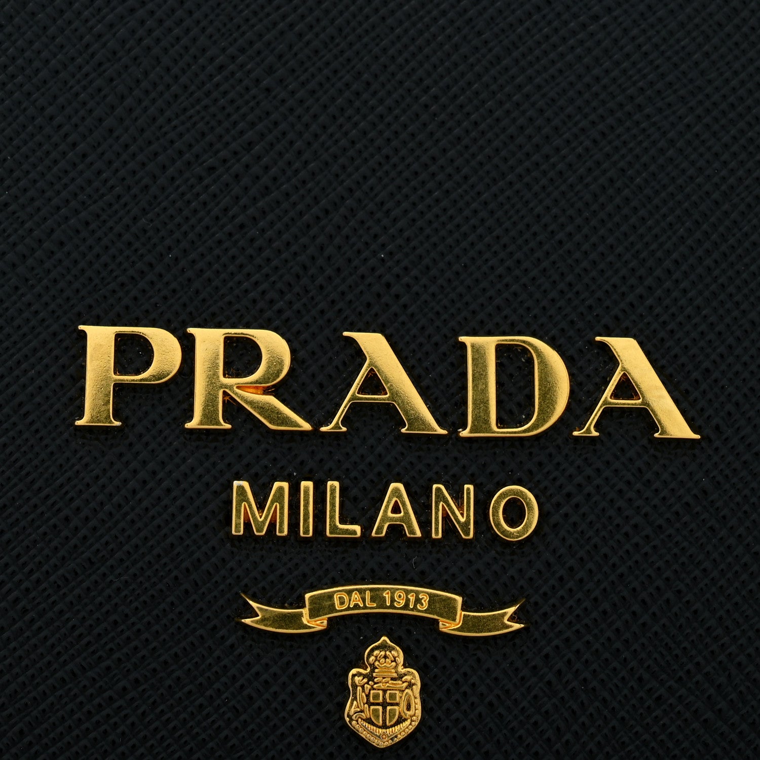 Prada Saffiano Chain Shoulder Bag Black 11 of 11