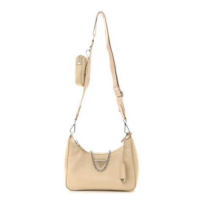 Prada Re-Nylon Saffiano Re-Edition 2005 Shoulder Bag Deserto 1 of 9