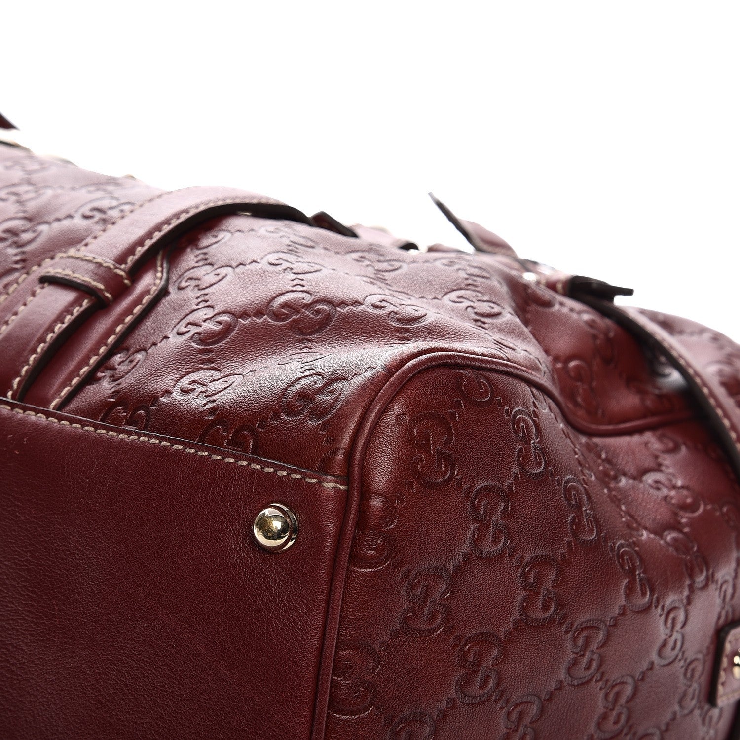 Gucci Guccissima 85th Anniversary Large Boston Rusty Red 11 of 12