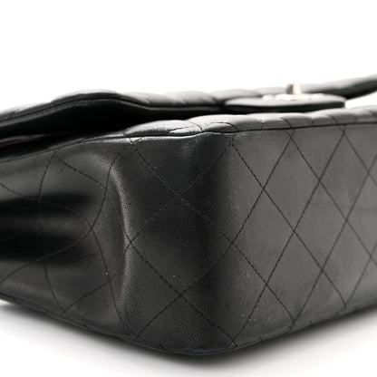 Chanel Lambskin Quilted Jumbo Double Flap Black 9 of 10
