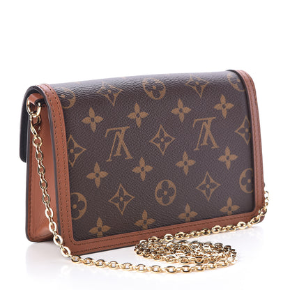 Louis Vuitton Reverse Monogram Dauphine Chain Wallet 3 of 11