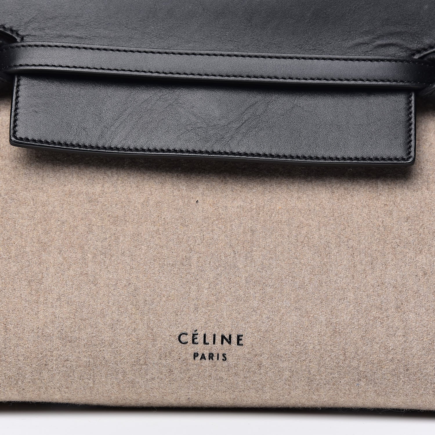 Celine Felt Smooth Calfskin Mini Belt Bag Beige 15 of 15