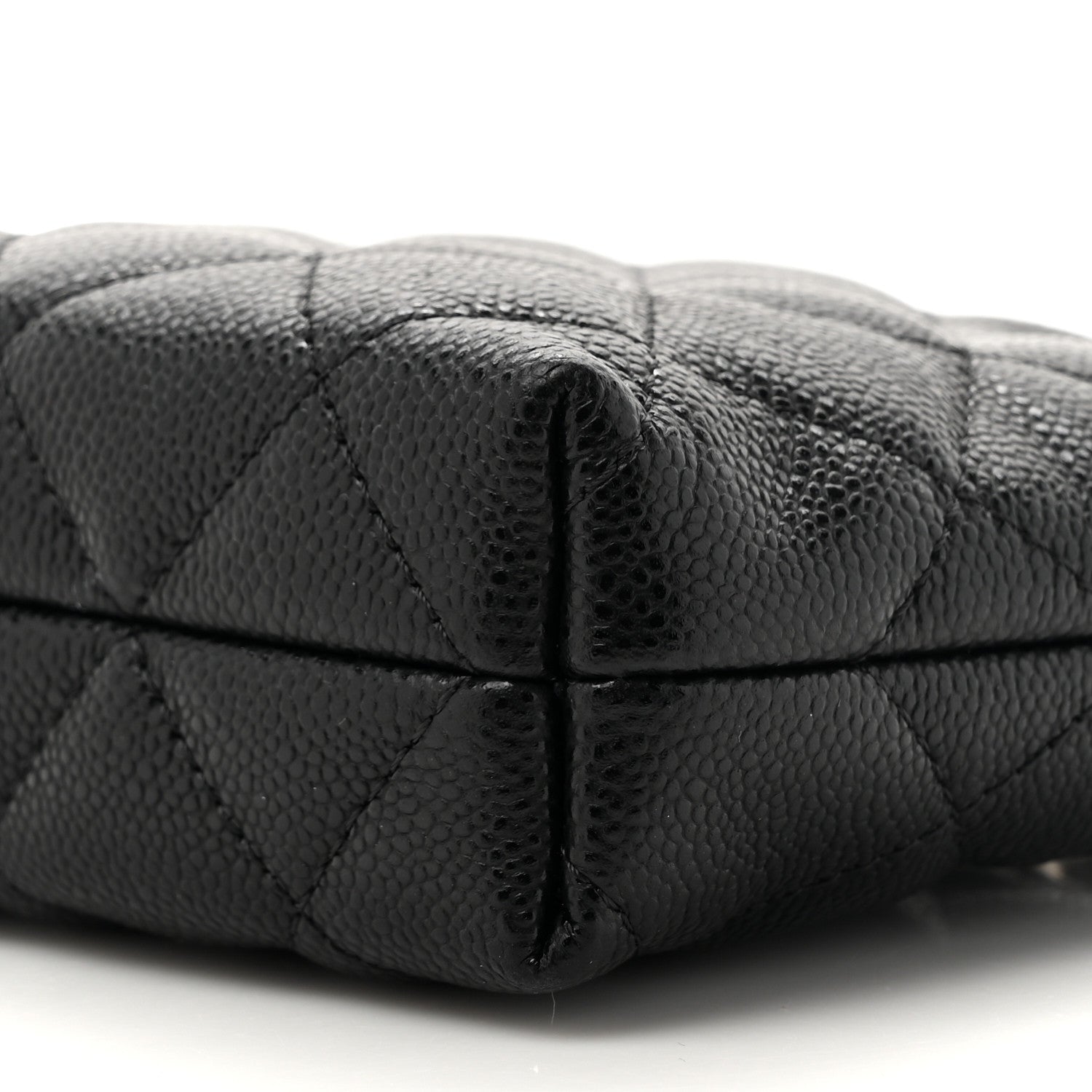 Chanel Caviar Quilted Classic Clutch Tote With Chain Black 9 of 11