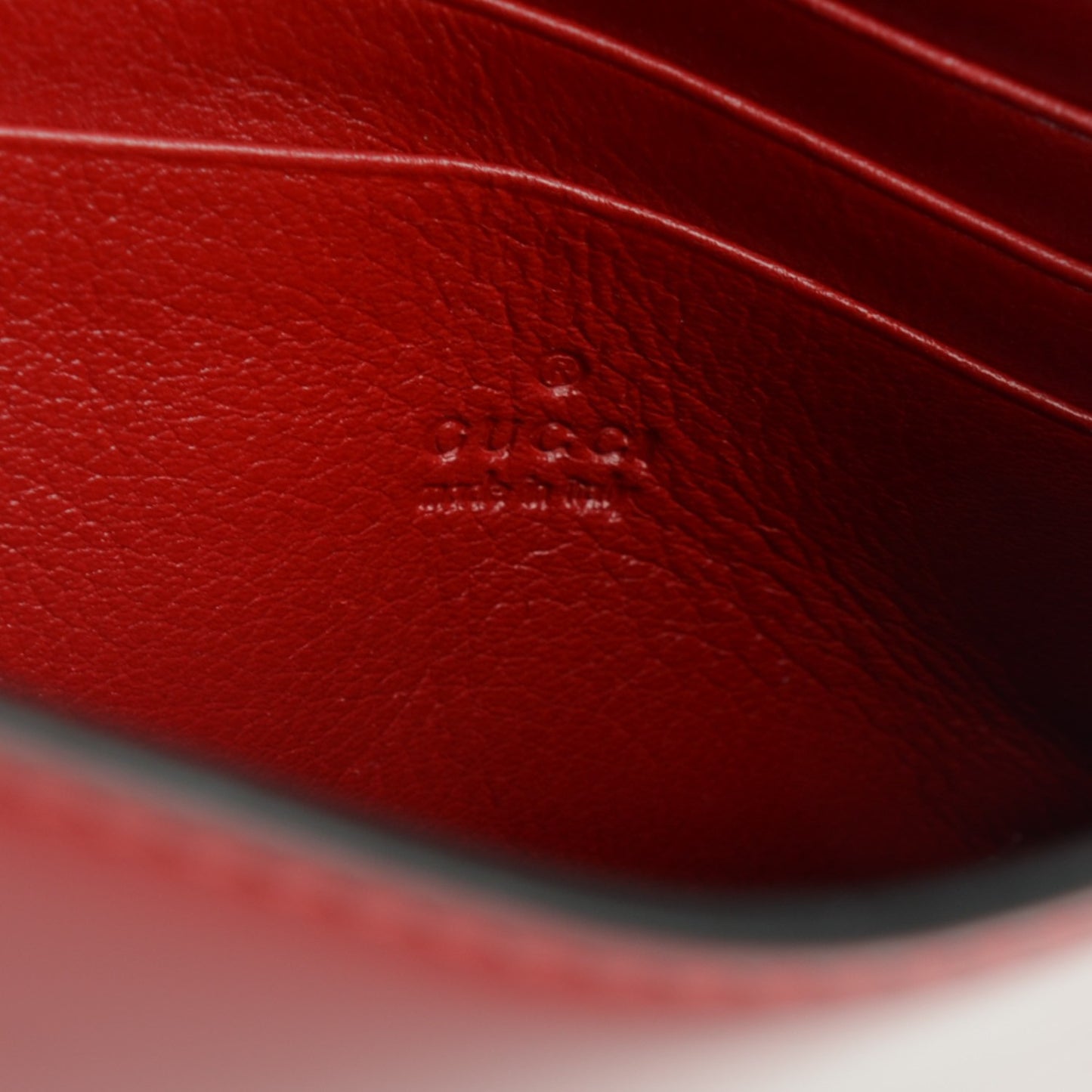 Shade Lux Calfskin Icon Wallet Hibiscus Red
