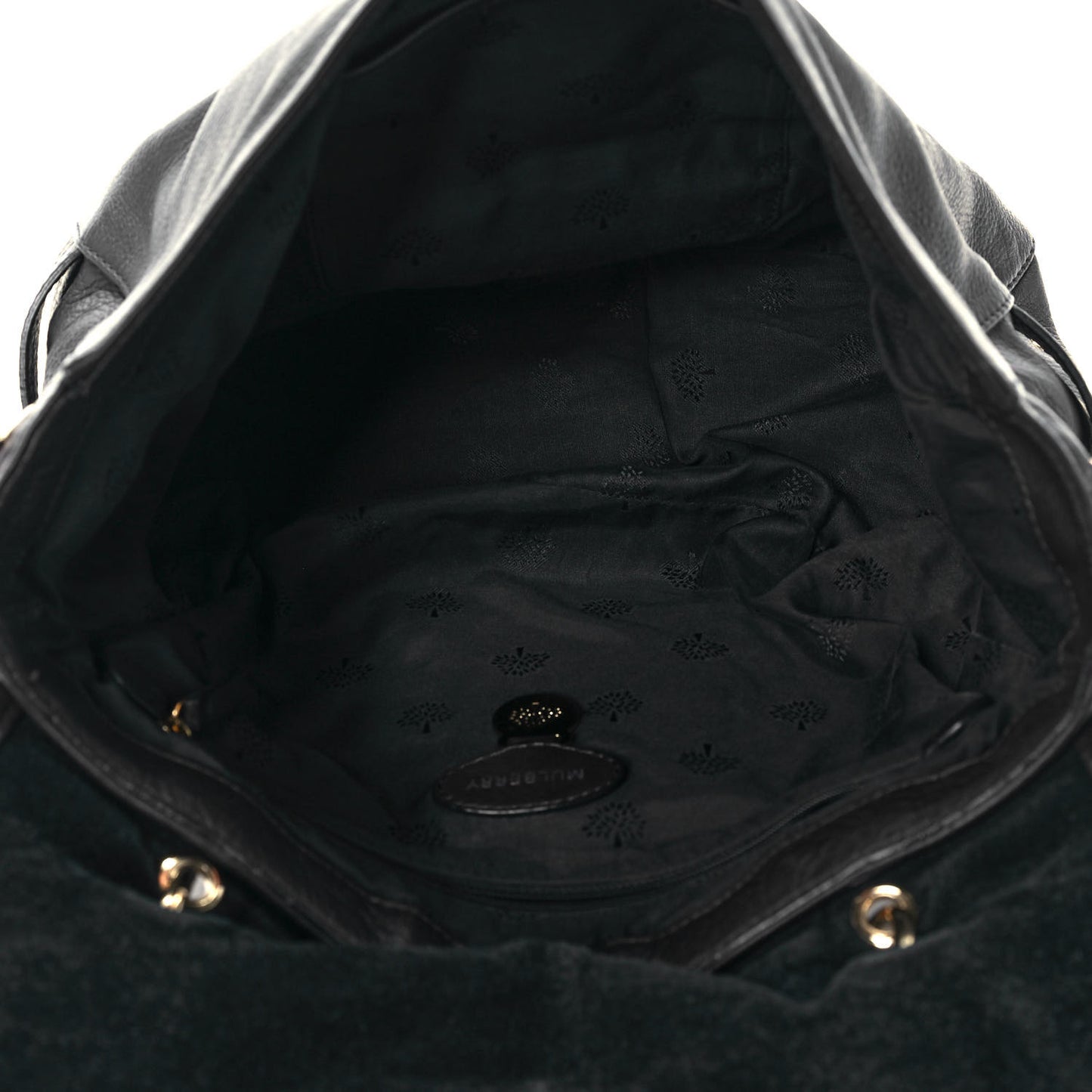 Soft Grain Calfskin Tillie Satchel Black