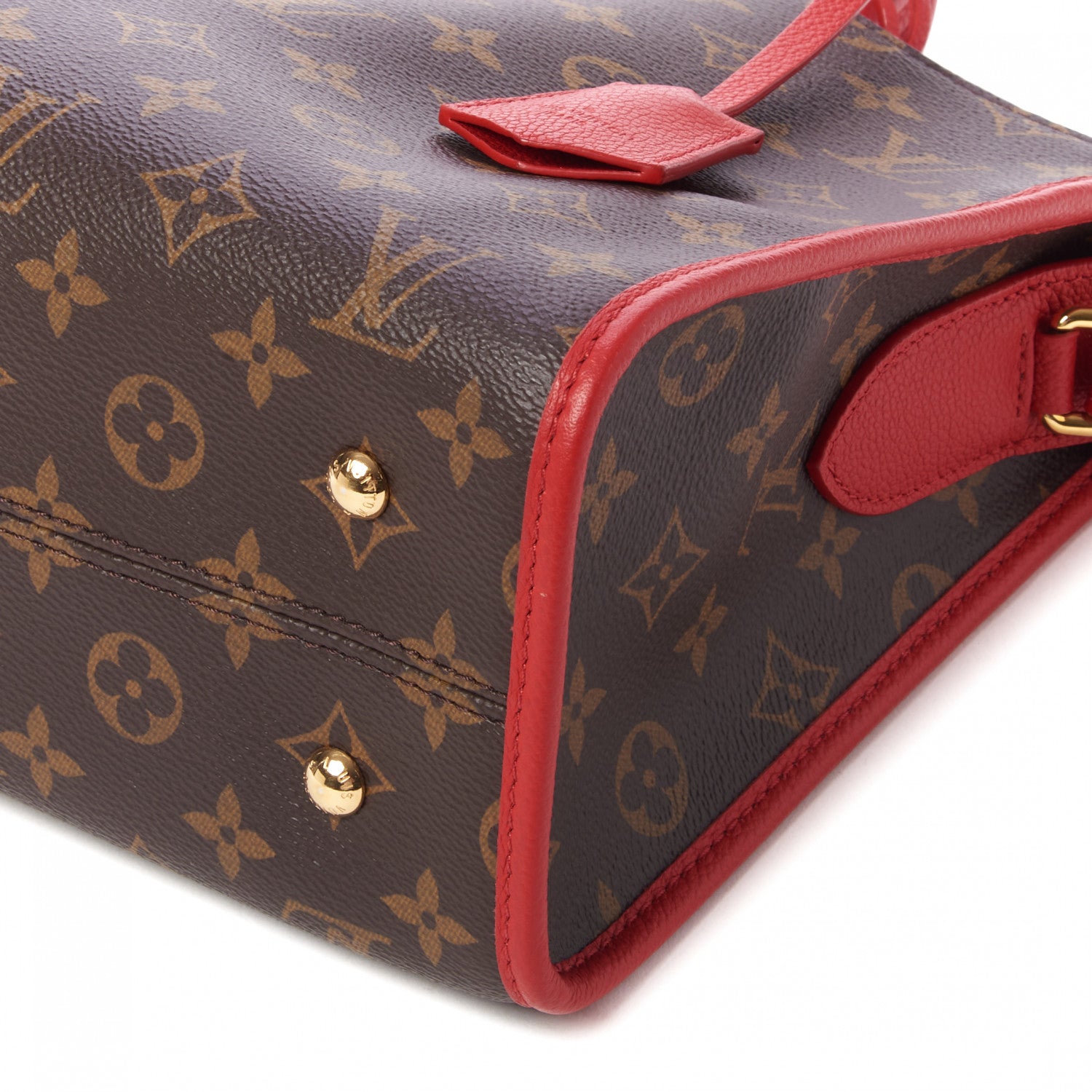 Louis Vuitton Monogram Popincourt PM Red 5 of 9