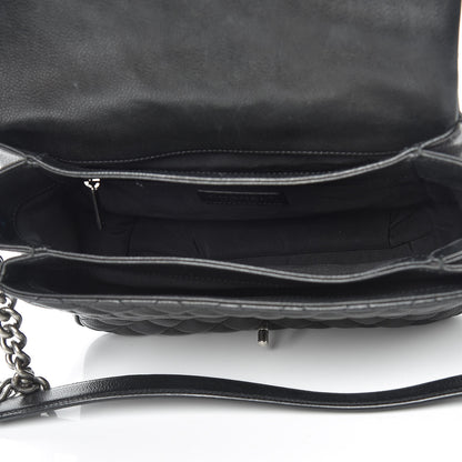 Chanel Caviar Quilted Medium Rock In Rome Single Flap Black 5 of 12