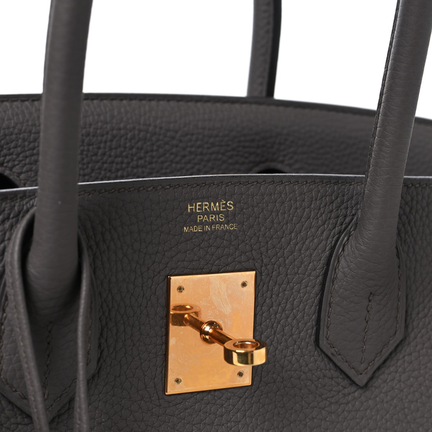 Hermes Togo Birkin 30 Etain 6 of 12