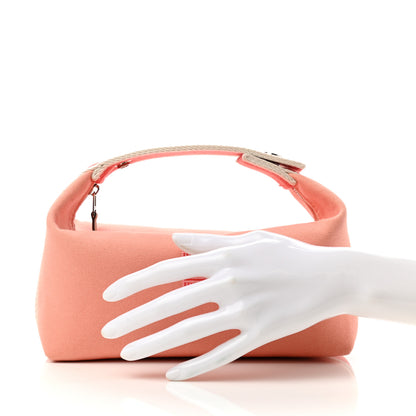 Hermes Canvas Small Bride-A-Brac Pouch Goyave 2 of 7