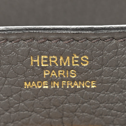 Hermes Togo Birkin 25 Etain 6 of 11