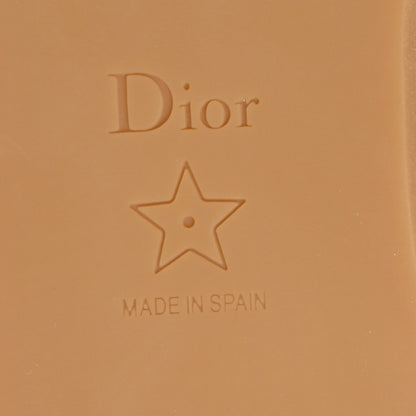 Christian Dior Canvas Embroidered Granville Ankle Tie Espadrille Flat Sandals 38 Cream 8 of 8
