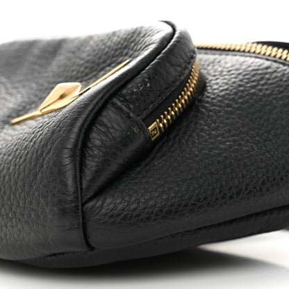 Fendi Cuoio Romano Metal Bug Eyes Pocket Belt Bag Black 10 of 14