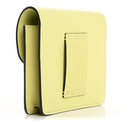 Hermes Chevre Mysore Roulis Slim Wallet Jaune Bourgeon 3 of 10