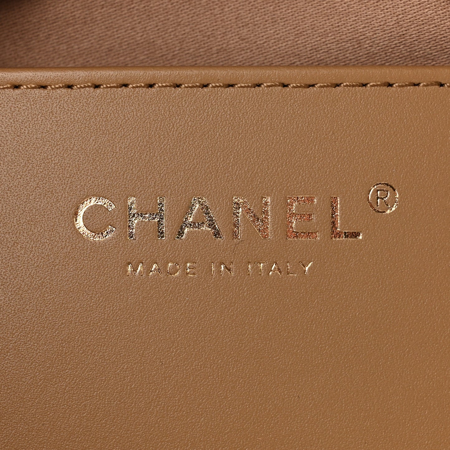 Caviar Quilted Medium Chanel 25 Handbag Dark Beige