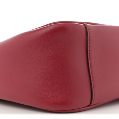 Gucci Calfskin Matelasse Small GG Marmont Shoulder Bag Hibiscus Red 9 of 12