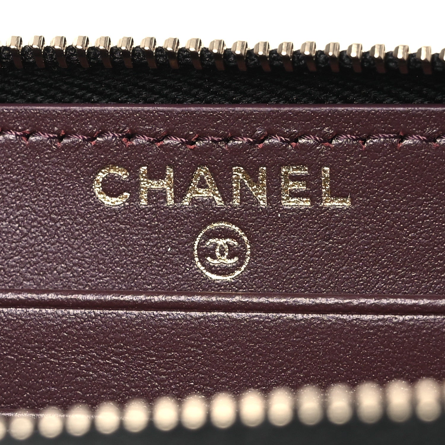 Chanel Caviar Quilted Medium Zip Around Wallet Black 8 of 13