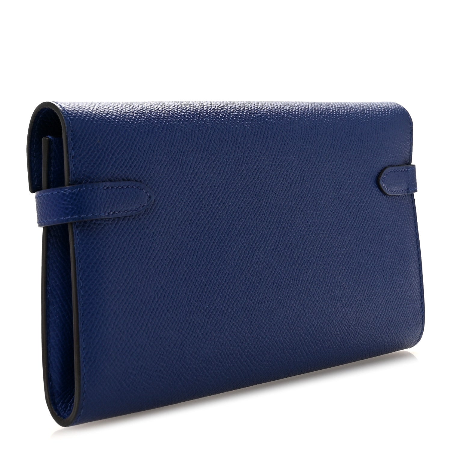 Hermes Epsom Kelly Longue Wallet Bleu Electrique 3 of 8
