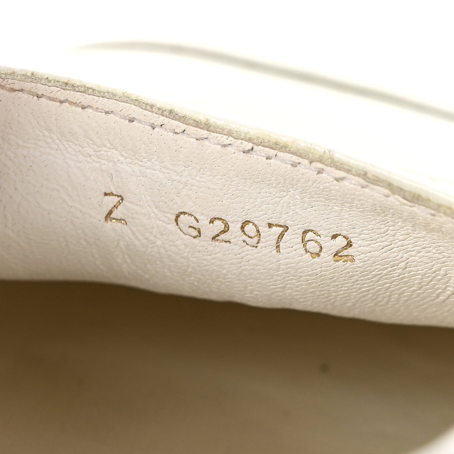 Distressed Patent CC Espadrilles 39 White