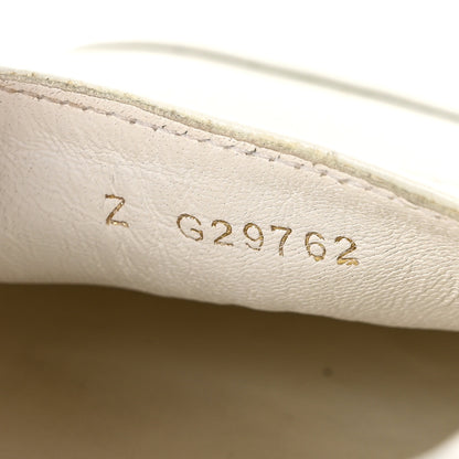 Chanel Distressed Patent CC Espadrilles 39 White 8 of 8