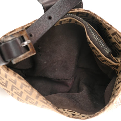 Fendi Zucchino Vitello Hobo Beige Black 5 of 23